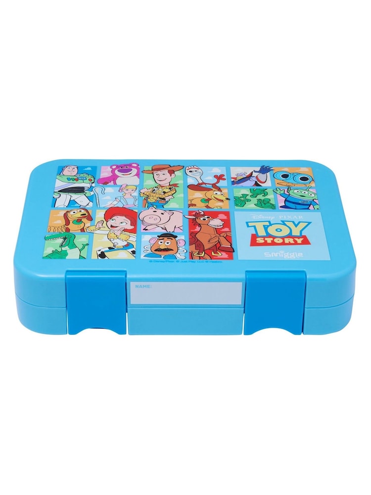 Smiggle Blue Toy Story Medium Bento Lunchbox - Image 2 of 4 Smiggle Blue Toy Story Medium Bento Lunchbox - Image 2 of 4
