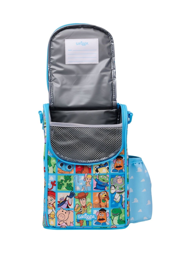 Smiggle Blue Toy Story Junior Lunchbox With Strap - Image 2 of 2 Smiggle Blue Toy Story Junior Lunchbox With Strap - Image 2 of 2