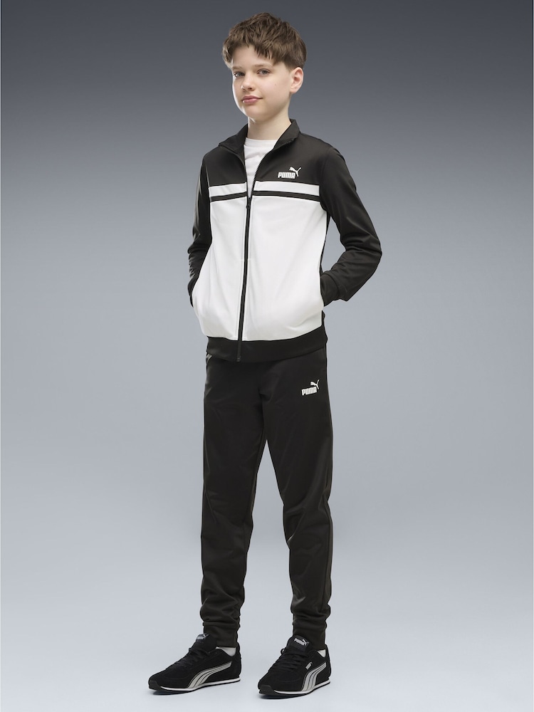 Puma Black Colourblocked Tracksuit - Image 1 of 5 Puma Black Colourblocked Tracksuit - Image 1 of 5