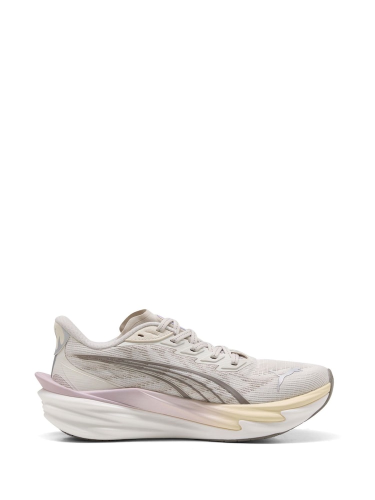 Puma White Deviate Nitro 4 Running Shoes - Image 2 of 5 Puma White Deviate Nitro 4 Running Shoes - Image 2 of 5