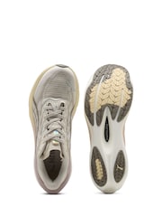 Puma White Deviate Nitro 4 Running Shoes - Image 4 of 5