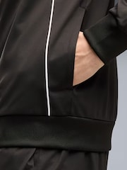 Puma Black Poly Piping Tracksuit - Image 3 of 5