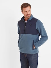 Tog 24 Blue Herwick Quarter Zip Fleece - Image 1 of 7