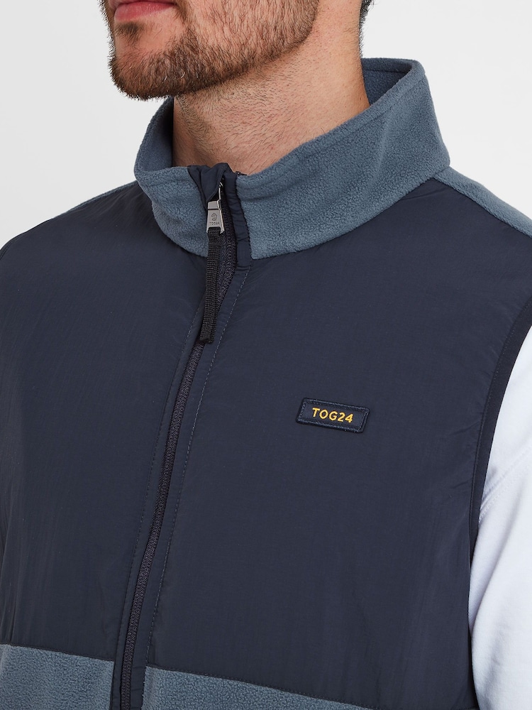 Blauw - Tog 24 Marray Fleece Gilet - Image 5 of 7