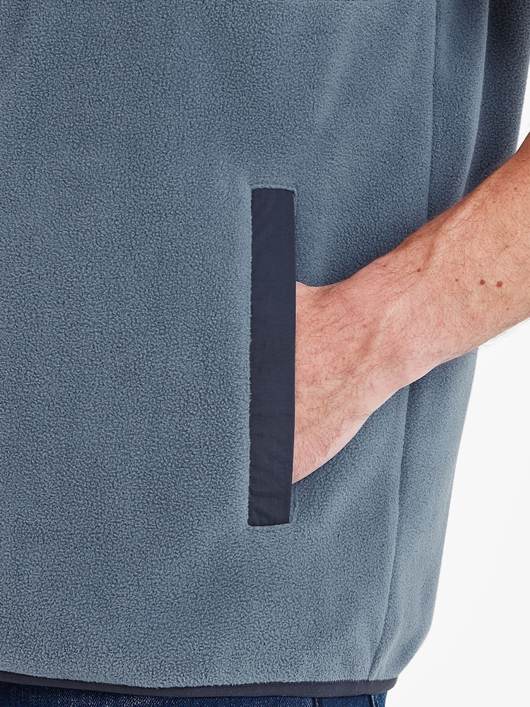 Blauw - Tog 24 Marray Fleece Gilet - Image 6 of 7