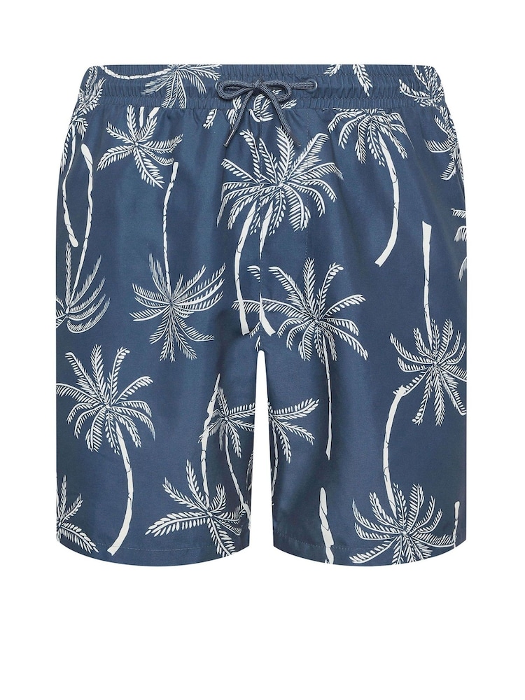 BadRhino Big & Tall Blue Swim Shorts 2 Pack - Image 2 of 2 BadRhino Big & Tall Blue Swim Shorts 2 Pack - Image 2 of 2