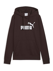 Puma Brown ESS No. 1 Logo Hoodie - Image 1 of 2