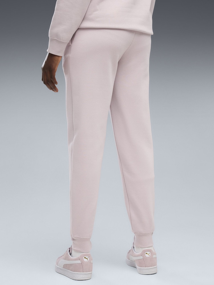 Puma Pink Essentials Joggers - Image 2 of 5 Puma Pink Essentials Joggers - Image 2 of 5