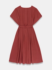 Mint Velvet Red Cotton Midi Dress - Image 8 of 8