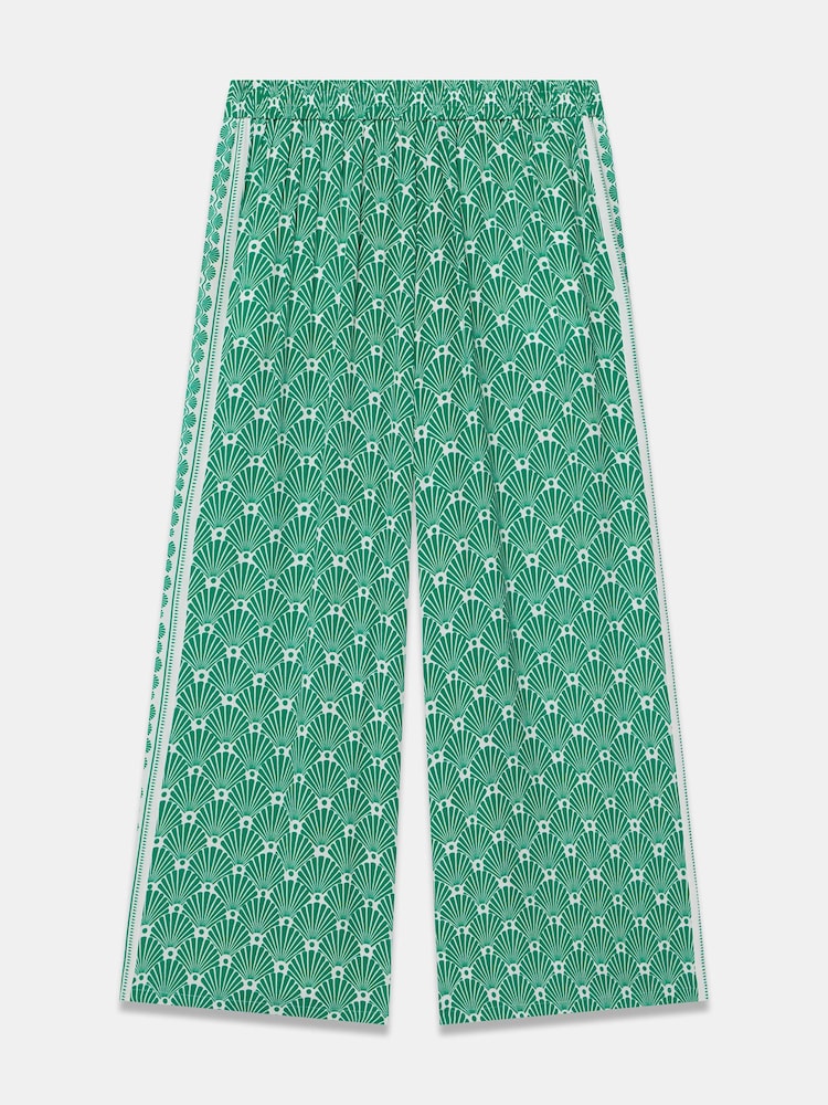 بنطلون برِجل واسعة بطبعة صدف من Mint Velvet - صورة 8 من 8 بنطلون برِجل واسعة بطبعة صدف من Mint Velvet - صورة 8 من 8