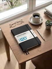 LEUCHTTURM1917 Black 120G Edition Medium A5 Hardcover Ruled Notebook - Image 5 of 5