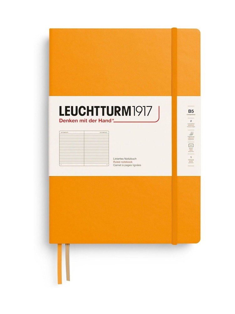 LEUCHTTURM1917 Rising Sun Composition B5 Hardcover Ruled Notebook - Image 2 of 8 LEUCHTTURM1917 Rising Sun Composition B5 Hardcover Ruled Notebook - Image 2 of 8