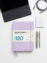 LEUCHTTURM1917 Lilac 120G Edition Medium A5 Hardcover Ruled Notebook - Image 1 of 9