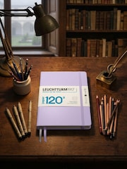 LEUCHTTURM1917 Lilac 120G Edition Medium A5 Hardcover Ruled Notebook - Image 5 of 9
