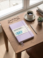 LEUCHTTURM1917 Lilac 120G Edition Medium A5 Hardcover Ruled Notebook - Image 6 of 9