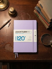 LEUCHTTURM1917 Lilac 120G Edition Medium A5 Hardcover Ruled Notebook - Image 7 of 9