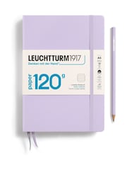 LEUCHTTURM1917 Lilac 120G Edition Medium A5 Hardcover Ruled Notebook - Image 9 of 9