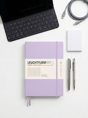 LEUCHTTURM1917 Lilac Composition B5 Hardcover Ruled Notebook - Image 1 of 8