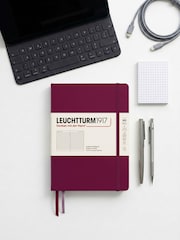 LEUCHTTURM1917 Port Red Medium A5 Hardcover Ruled Notebook - Image 1 of 8