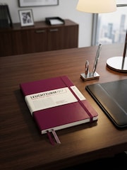 LEUCHTTURM1917 Port Red Medium A5 Hardcover Ruled Notebook - Image 3 of 8