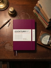 LEUCHTTURM1917 Port Red Medium A5 Hardcover Ruled Notebook - Image 7 of 8