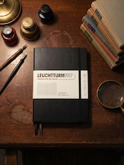 LEUCHTTURM1917 Black Medium A5 Hardcover Ruled Notebook - Image 7 of 8