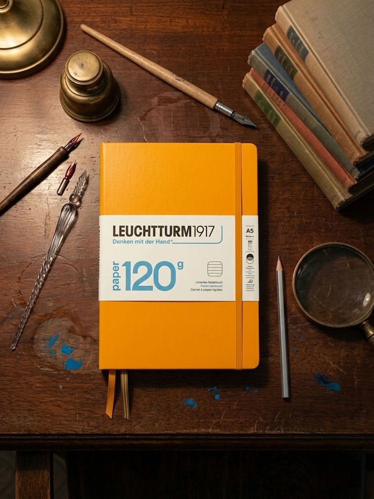 LEUCHTTURM1917 Rising Sun 120G Edition Medium A5 Hardcover Ruled Notebook - Image 7 of 7 LEUCHTTURM1917 Rising Sun 120G Edition Medium A5 Hardcover Ruled Notebook - Image 7 of 7