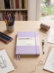 LEUCHTTURM1917 Lilac Medium A5 Hardcover Dotted Notebook - Image 4 of 8