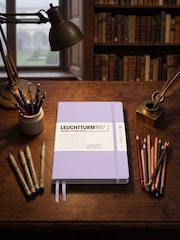 LEUCHTTURM1917 Lilac Medium A5 Hardcover Dotted Notebook - Image 5 of 8