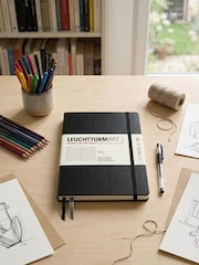 LEUCHTTURM1917 Black Composition B5 Softcover Ruled Notebook - Image 4 of 7