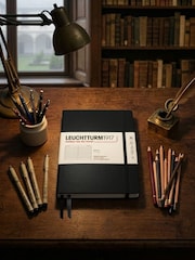LEUCHTTURM1917 Black Composition B5 Softcover Ruled Notebook - Image 5 of 7