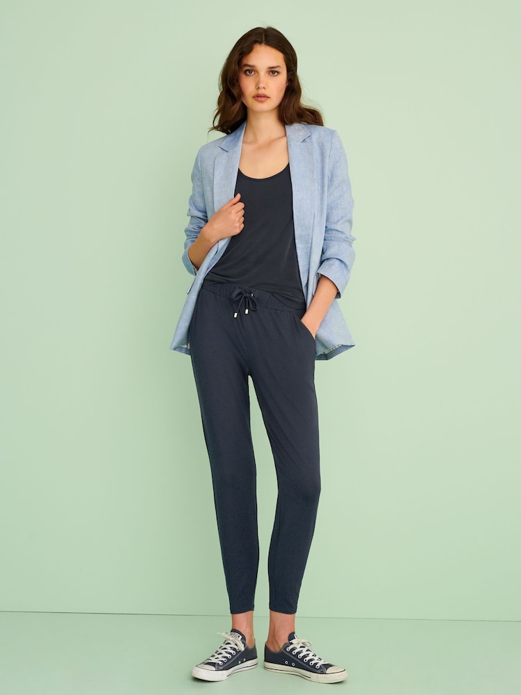 Navy Jersey Joggers - Image 1 of 6