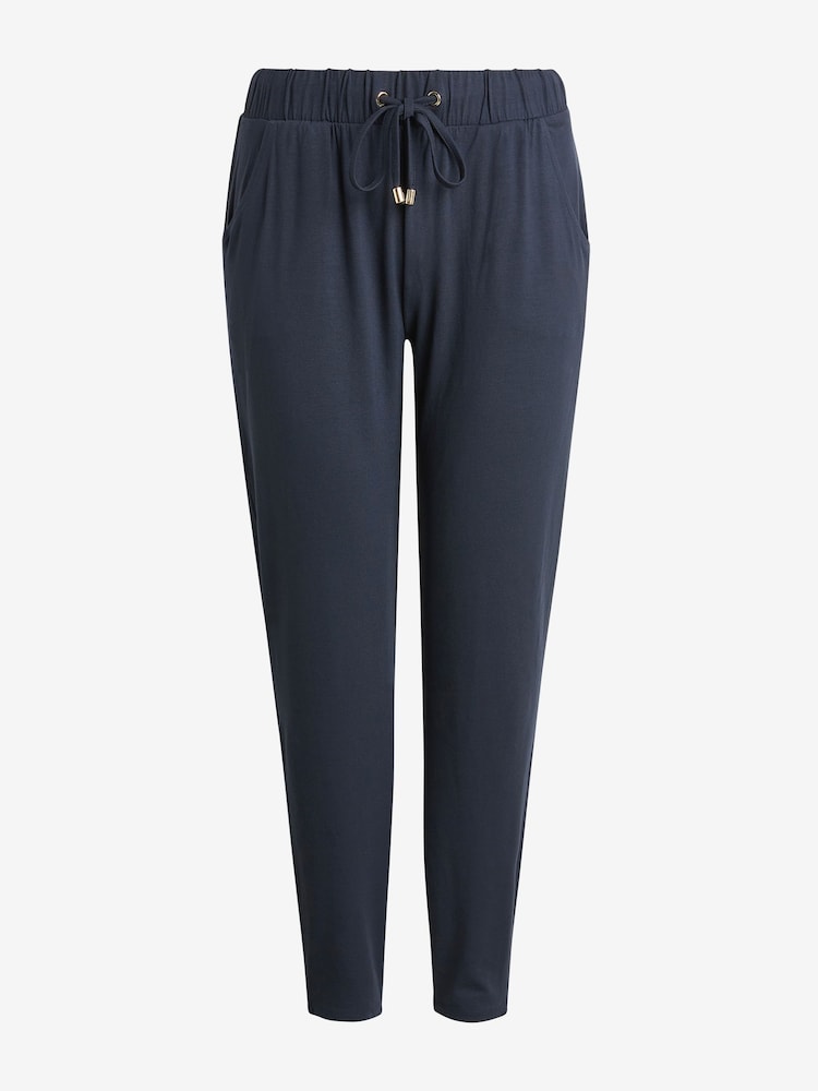 Navy Jersey Joggers - Image 6 of 6