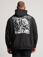 BadRhino Big & Tall Black Iron Maiden Graphic Hoodie - Image 2 of 4