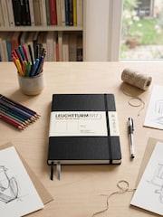 LEUCHTTURM1917 Black Composition B5 Softcover Plain Notebook - Image 4 of 8
