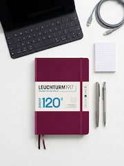 LEUCHTTURM1917 Port Red 120G Edition Medium A5 Hardcover Ruled Notebook - Image 1 of 8