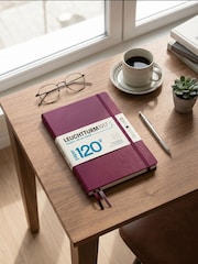 LEUCHTTURM1917 Port Red 120G Edition Medium A5 Hardcover Ruled Notebook - Image 6 of 8