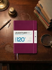 LEUCHTTURM1917 Port Red 120G Edition Medium A5 Hardcover Ruled Notebook - Image 7 of 8