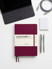 LEUCHTTURM1917 Port Red Medium A5 Hardcover Plain Notebook - Image 1 of 8