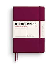 LEUCHTTURM1917 Port Red Medium A5 Hardcover Plain Notebook - Image 2 of 8