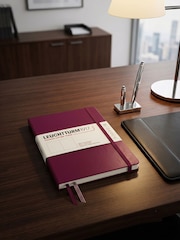 LEUCHTTURM1917 Port Red Medium A5 Hardcover Plain Notebook - Image 3 of 8