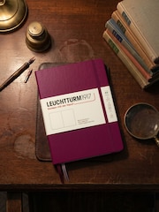 LEUCHTTURM1917 Port Red Medium A5 Hardcover Plain Notebook - Image 7 of 8