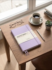 LEUCHTTURM1917 Lilac Medium A5 Hardcover Plain Notebook - Image 6 of 8