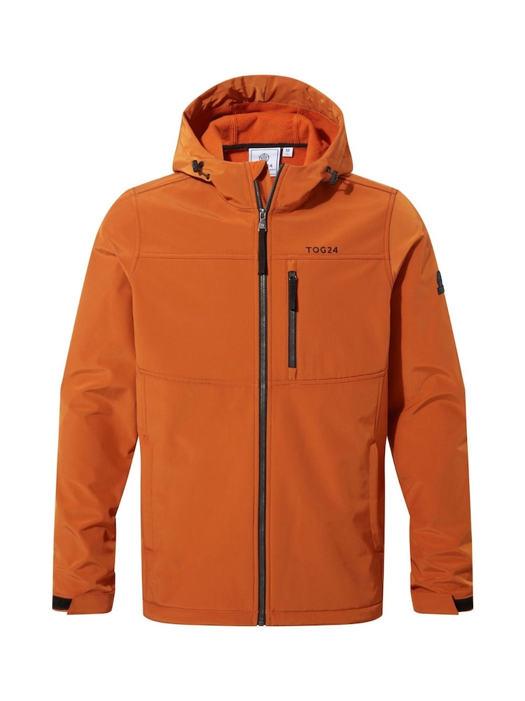 Tog 24 Orange Truro Hooded Softshell Jacket - Image 7 of 7