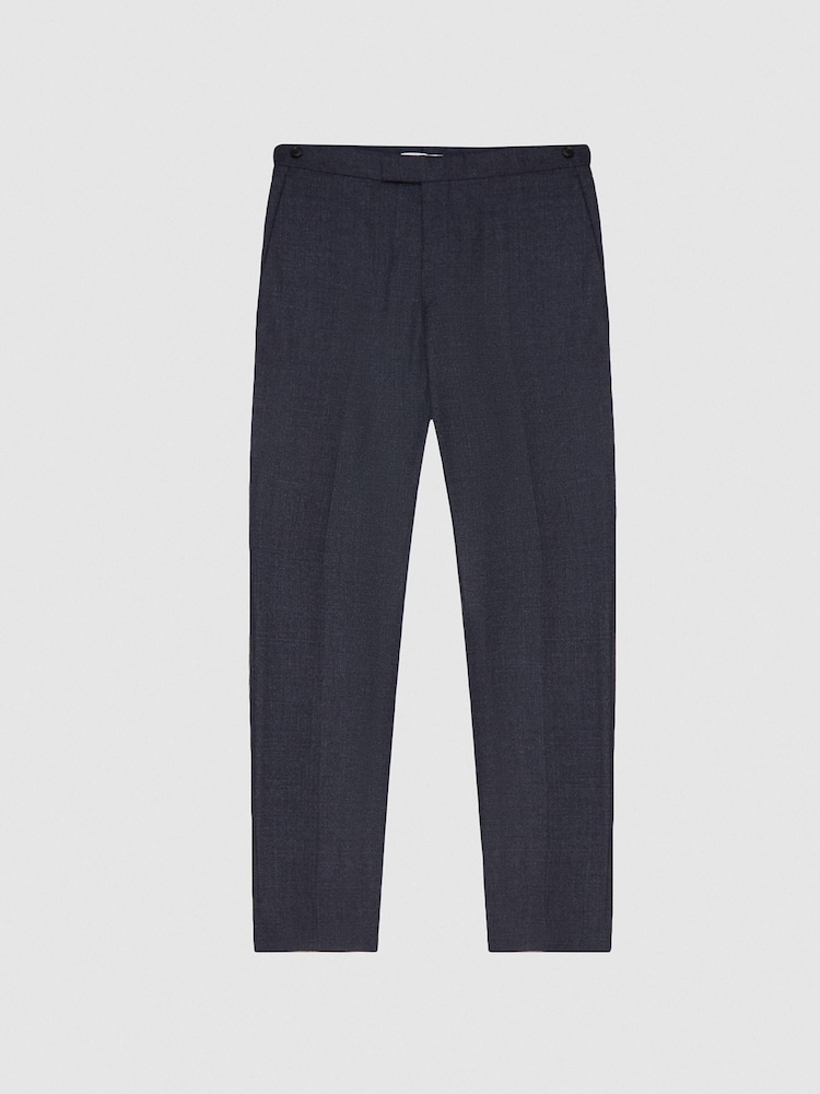 Pantalones de traje de corte slim en tejido texturizado Dunn de Reiss - Imagen 2 de 4 Pantalones de traje de corte slim en tejido texturizado Dunn de Reiss - Imagen 2 de 4