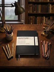 LEUCHTTURM1917 Black Composition B5 Hardcover Ruled Notebook - Image 5 of 8