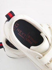 White Standard Fit (F) Strap Touch Fastening Shoes - Image 3 of 6