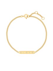 Inicio Gold Tone Gift Pouch Bar Bracelet - Image 1 of 2