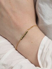 Inicio Gold Tone Gift Pouch Bar Bracelet - Image 2 of 2