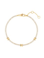 Inicio Gold Tone Cubic Zirconia Kiss Bracelet - Image 3 of 4